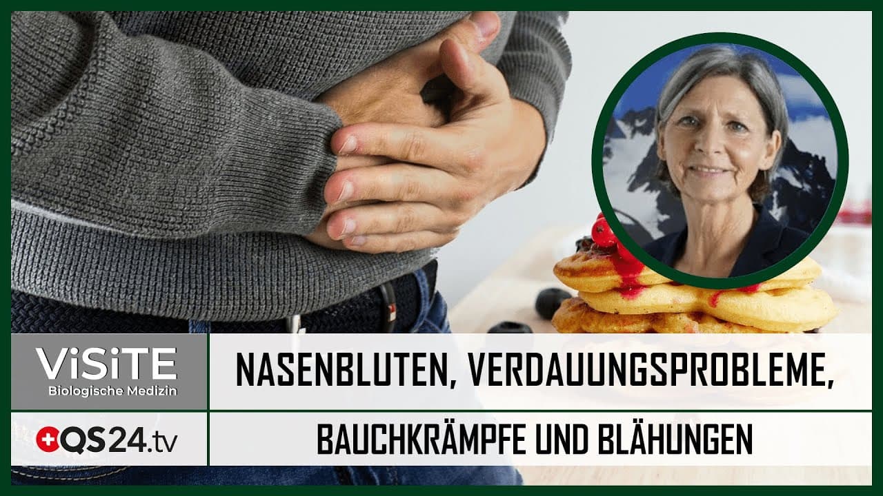 Video: nosebleeds and indigestion, abdominal cramps and gas